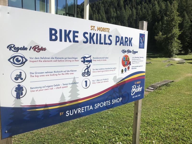 Bike-Skillpark St. Moritz in St. Moritz